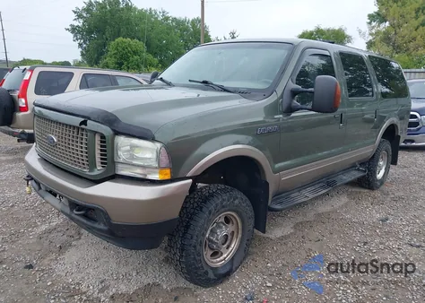 2004 Ford Excursion Eddie Bauer from USA, damaged, VIN 1FMSU45P44EA89487